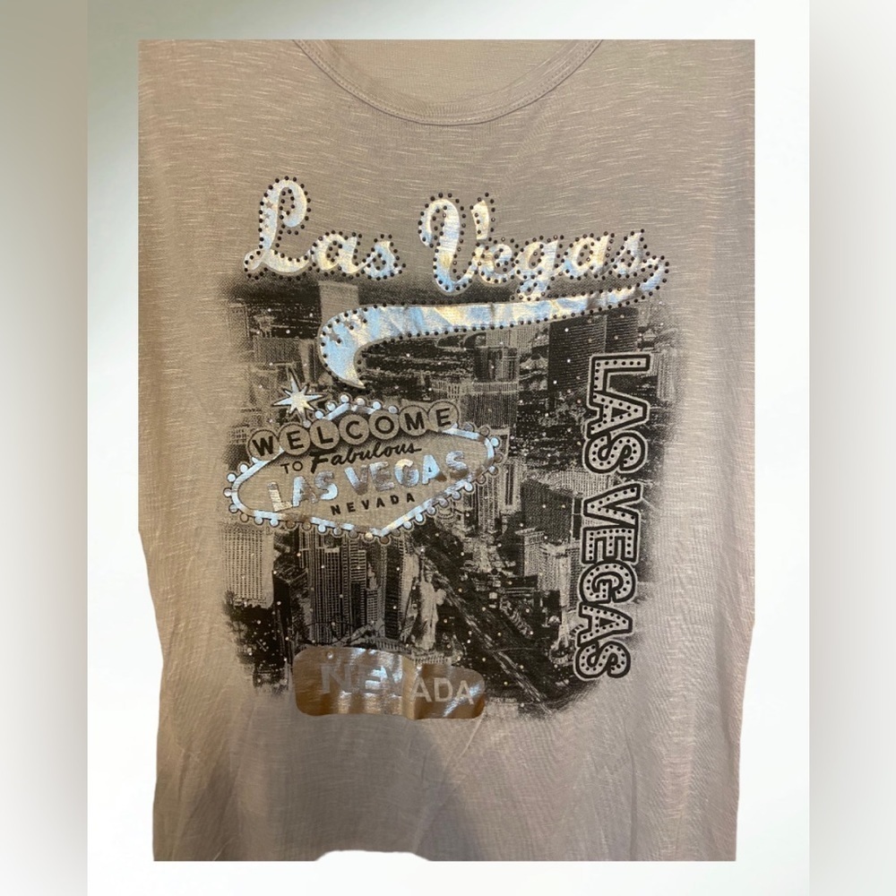 Las Vegas Gray T-Shirt X-Large - Picture 3 of 5